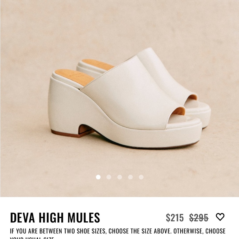 Sézane Deva High Mules - NEW